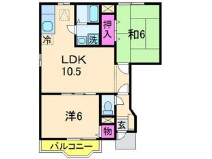 アン・プレーヌＡの物件間取画像